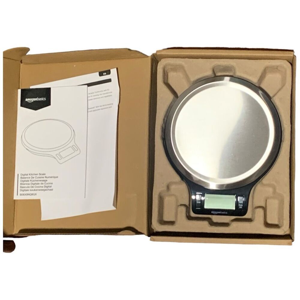 AmazonBasics Digital Kitchen Scale,  Auto Shut Off, Use as  Shipping Scale - Picture 6 of 7